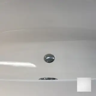 Knief Слив-перелив щелевой, гибкий шланг, горизонтальный отвод, цвет: белый матовый 0100-091-06S WM