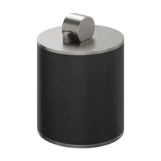 Bertocci Officina 3.16 Контейнер для хранения 8x11h см с крышкой, полимерная колба, цвет: черный 116 3833 0000