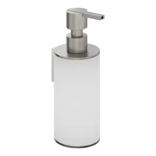 Bertocci Officina 3.16 Дозатор жидкого мыла, подвесной, полимерная колба, цвет: нержавеющая сталь 116 3959 0000