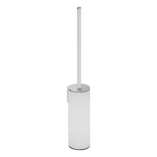 Bertocci Officina 3.16 Ершик для унитаза подвесной, с полимерной колбой, цвет: нержавеющая сталь 116 3921 0000