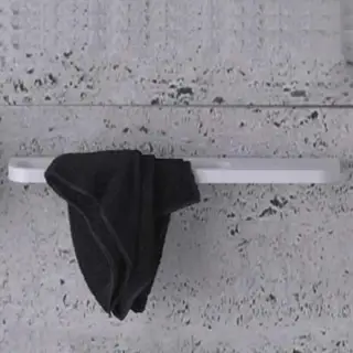 Knief Полка подвесная с полотенцедержателем 50х8х2h см, цвет: белый матовый 0600-282-01