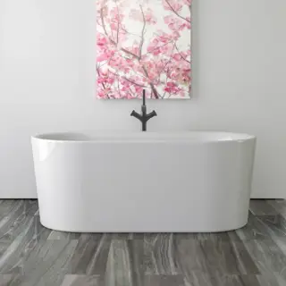 Knief Fresh Ванна из Acrylic отдельностоящая 155х80 см, слив по центру, цвет: белый глянцевый 0100-234