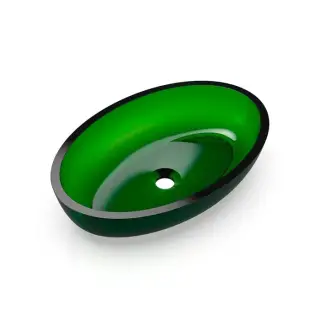 Knief Раковина чаша из полимера 55х37х13h см, без перелива, цвет: aventurin 70201080