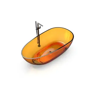 Knief Ванна полимерная отдельностоящая 169х85 см, слив по центру, цвет: arangonit 70002050