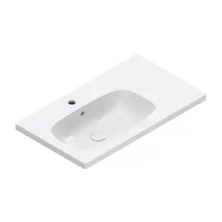 Catalano Alvea Раковина подвесная 80х46 см, 1 отвер. под смеситель, перелив, цвет: белый глянцевый 0620841001