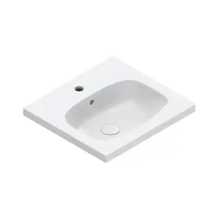 Catalano Alvea Раковина подвесная 50х46 см, 1 отвер. под смеситель, перелив, цвет: белый глянцевый 0620501001