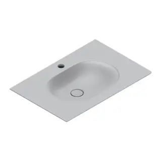 Catalano Sfera Раковина накладная 75х50 см, 1 отверстие под смеситель, цвет: cemento satinato 0520761023