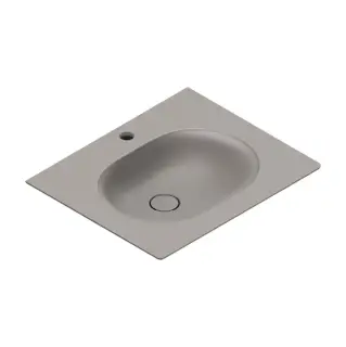 Catalano Sfera Раковина накладная 60х50 см, 1 отверстие под смеситель, цвет: tortora satinato 0520611032