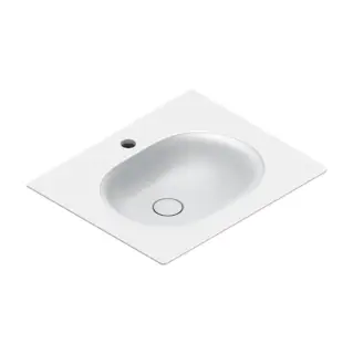 Catalano Sfera Раковина накладная 60х50 см, без перелива, 1 отверстие под смеситель, цвет: белый мат 0520611021