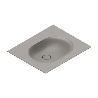 Catalano Sfera Раковина накладная 60х50 см, без отверстия под смеситель, цвет: tortora satinato 0520610032