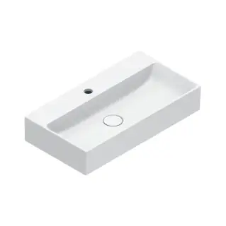 Catalano Premium Раковина подвесная 65х35 см, 1 отверстие под смеситель, цвет: белый глянцевый 0220651001