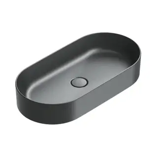 Catalano Zero Раковина чаша 70х35 см, без перелива, цвет: черный матовый 0122700022