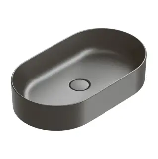 Catalano Zero Раковина чаша 60х35 см, без перелива, цвет: черный матовый 0122600022