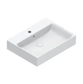 Catalano Premium Раковина подвесная 60х47 см, 1 отверстие под смеситель, перелив, цвет: белый глянец 0220601001