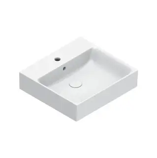 Catalano Premium Раковина подвесная 50х47 см, 1 отвер. под смеситель, перелив, цвет: белый матовый 0220501021