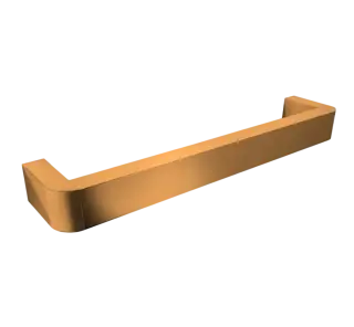 Margaroli Panorama 681 Полотенцесушитель электрич. 45х4,5h (42,5) выкл. справа, цвет: brushed gold 681BGT