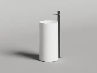 Salini Armonia Round Top 01 Раковина напольная 45х90h см, без перелива, цвет: RAL матовый 130421TM