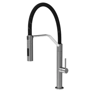 Fima Carlo Frattini Kitchen Смеситель для кухни с поворотно-выдвижным изливом, цвет: chrome F7047/1CR