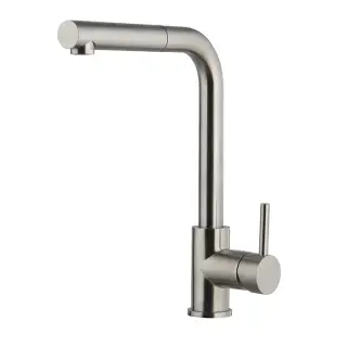 Fima Carlo Frattini Kitchen Смеситель для кухни с поворотно-выдвижным изливом цвет: stainless steel F7025/BINOX