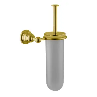 Fima Carlo Frattini Victory Ершик для унитаза подвесной с керамической колбой, цвет: gold F6066/1OR