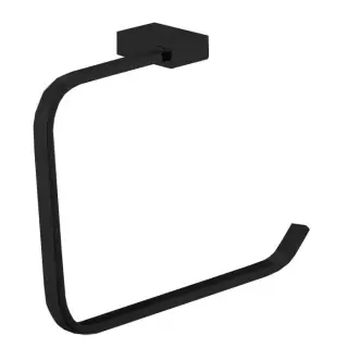 Fima Carlo Frattini Quadra Полотенцедержатель 20,5 см, подвесной, цвет: black matt F6022/1NS