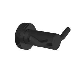 Fima Carlo Frattini Spillo Tech Крючок для полотенец двойной, подвесной, цвет: black matt F6004T/2GNS