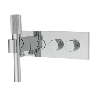 Fima Carlo Frattini Switch Смеситель для душа встраиваемый, 2 потребителя, цвет: chrome F5979X2CR