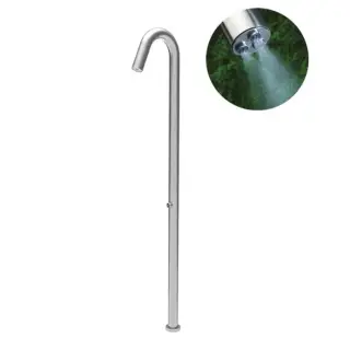 Fima Carlo Frattini Outdoor Душевая колонна напольная 240 см, верхний душ, цвет: stainless steel F5970X1MINOX