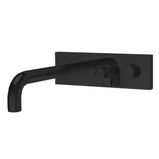 Fima Carlo Frattini Switch Смеситель для душа встра, 2 потребителя, излив 22,5 см, цвет: black matt F5969X2/1NS