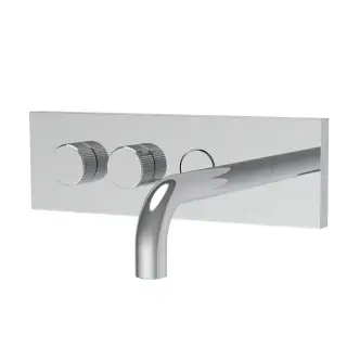 Fima Carlo Frattini Switch Смеситель для раковины встраив. c кнопкой, излив 16 см, цвет: chrome F5951X5/180CR