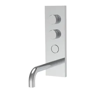 Fima Carlo Frattini Switch Смеситель для раковины встраив. c кнопкой, излив 16 см, цвет: chrome F5951VX5CR