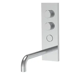 Fima Carlo Frattini Switch Смеситель для раковины встраив. c кнопкой, излив 21 см, цвет: chrome F5951VLX5CR