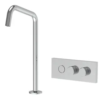 Fima Carlo Frattini Switch Смеситель для раковины встраив. c кнопкой, излив 16 см, цвет: chrome F5951DCR