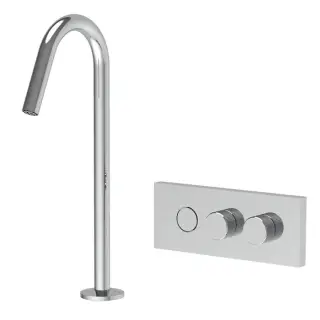 Fima Carlo Frattini Switch Смеситель для раковины встраив. c кнопкой, излив 12,6 см, цвет: chrome F5951CCR