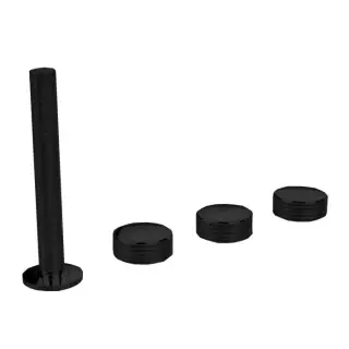 Fima Carlo Frattini Texture Collection Смеситель на борт ванны, без излива и ручки, цвет: black matt F5614/1HNS