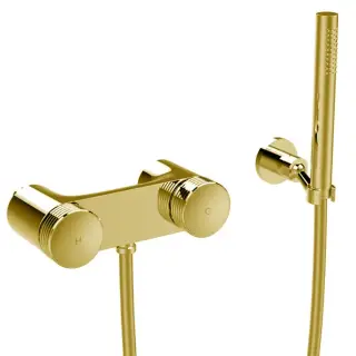 Fima Carlo Frattini Texture Collection Смеситель для душа, без накладки, без излива, цвет: gold F5605HOR