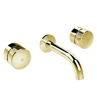 Fima Carlo Frattini Texture Collection Смеситель для раковины встраив., без накладки, цвет: gold F5601L/5HOR