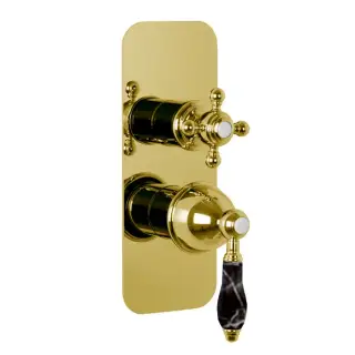 Fima Carlo Frattini Herend Смеситель для душа встраиваемый, 2-3 потребителя, цвет: gold F5409X6CNOR