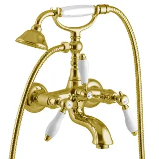 Fima Carlo Frattini Herend Смеситель для душа с душевым комплектом, цвет: gold F5404OR