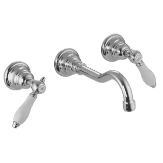 Fima Carlo Frattini Herend Смеситель для раковины встраиваемый, излив 20 см, цвет: chrome F5401L/5CBCR