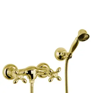 Fima Carlo Frattini Olivia Смеситель для душа с душевым комплектом, без излива, цвет: gold F5005OR