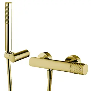 Fima Carlo Frattini Spillo Tech Смеситель для душа с душевым комплектом, x серия, цвет: gold F3035TXOR