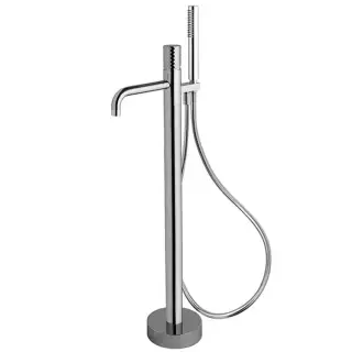 Fima Carlo Frattini Spillo Tech Смеситель для ванны напольный, высота излива 72 см, цвет: chrome F3034T/6NXCR