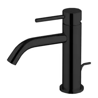 Fima Carlo Frattini Spillo Up Смеситель для раковины Energy Saving, излив 11,7 см, цвет: black matt F3031XSNS.ES