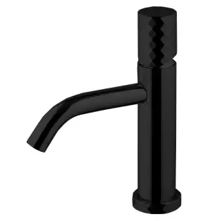 Fima Carlo Frattini Spillo Tech Смеситель для раковины, излив 11,7 см, x серия, цвет: black matt F3031TXSXNS