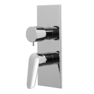 Fima Carlo Frattini Spot Смеситель для душа встраиваемый, 2-3 потребителя, цвет: chrome F3009X6CR