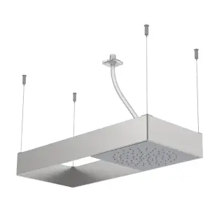 Fima Carlo Frattini Wellness Верхний душ 62х26 см, 1 режим, цвет: chrome F2993SCR