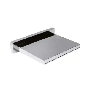 Fima Carlo Frattini Wellness Излив для ванны настенный 22 см, цвет: chrome F2781CR