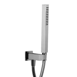 Fima Carlo Frattini Wellness Душевой гарнитур: лейка 1 вид струи, держатель, шланг, цвет: chrome F2438/2NOTCR