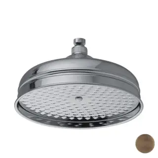 Fima Carlo Frattini Wellness Верхний душ 30 см, 1 режим, без кронштейна, цвет: old bronze F2371/2BR